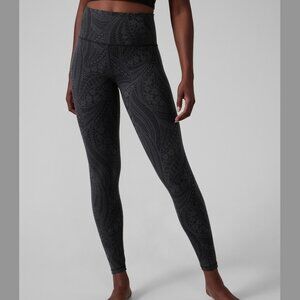 Athleta Elation Textured Tight, Full Length, Small